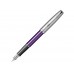 Перьевая ручка Parker Sonnet Essentials Violet SB Steel CT, перо: F, цвет чернил black, в подарочной упаковке.