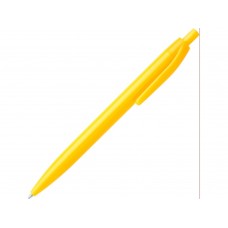 Ручка пластиковая шариковая STIX, черный чернила, желтый