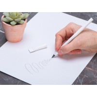 Вечный карандаш из переработанной бумаги Recycled pencil, белый (Р)