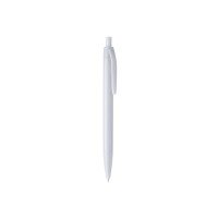 Ручка пластиковая шариковая STIX, черный чернила, белый