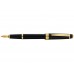 Перьевая ручка Cross Bailey Ligh Polished Black Resin and Gold Tone, перо F
