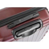 Чемодан BUGATTI Galatea, красный, поликарбонат / АБС-пластик, 53х30,5х77 см, 96,05 л
