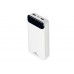 RIVACASE VA2280 (20000mAh) с дисплеем, белый, внешний аккумулятор /24
