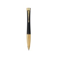 Подарочный набор из 2-х ручек Parker URBAN Muted black GT перьевая и шариковая ручки