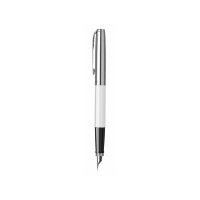 Перьевая ручка Parker Jotter White CT перо:F, цвет чернил: blue, в подарочной упаковке