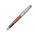 Перьевая ручка Parker Sonnet Essentials Orange SB Steel CT, перо: F, цвет чернил black, в подарочной упаковке.