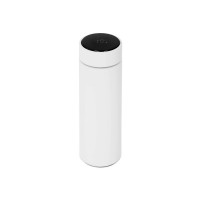 Термос FAMILY MARK LED, soft touch (Белый)
