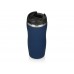 Термокружка Double wall mug C1, soft touch, 350 мл, темно-синий (Р)