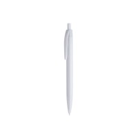 Ручка пластиковая шариковая STIX, черный чернила, белый