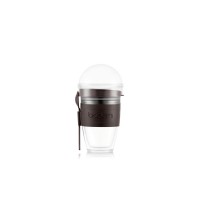 JOYCUP BREAKFAST. Стакан для йогурта 250 мл, темно-каштановый