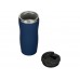 Термокружка Double wall mug C1, soft touch, 350 мл, темно-синий (Р)