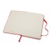 Записная книжка Moleskine Classic (в линейку) в твердой обложке, Large (13х21см), красный