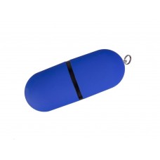 USB-флешка на 2 ГБ, с покрытием soft-touch, синий