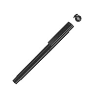 Капиллярная ручка в корпусе из переработанного материала rPET RECYCLED PET PEN PRO FL, черный с серебристым