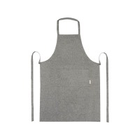 Pheebs 200 g/m² recycled cotton apron, черный