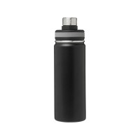 Спортивная бутылка Gessi объемом 590 мл с медной вакуумной изоляцией, черный