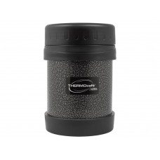 Термос из нерж. стали для еды тм ThermoCafe HAMJNL-350FJ Hammertone Coating, 0.35L, серый