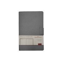 ЕЖЕДНЕВНИК недатированный А5- MEGAPOLIS FLEX SMART (СЕРЫЙ)