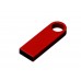 USB 2.0-флешка на 64 Гб с мини чипом и круглым отверстием, красный