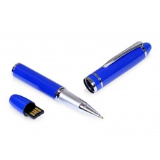 USB-флешка на 32 Гб в виде ручки с мини чипом, синий