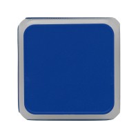 Портативная колонка Cube с подсветкой, синий